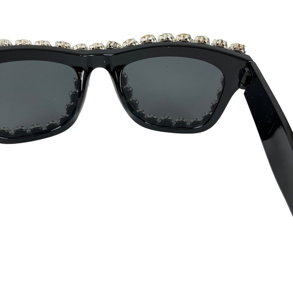 SUNGLASSES SUN GLASSES SHADES Crystal Bling Rhinestones Plastic Frames Beach - Picture 6 of 16